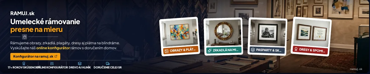 Umelecká výroba rámov na mieru a reštaurovanie rámov.
