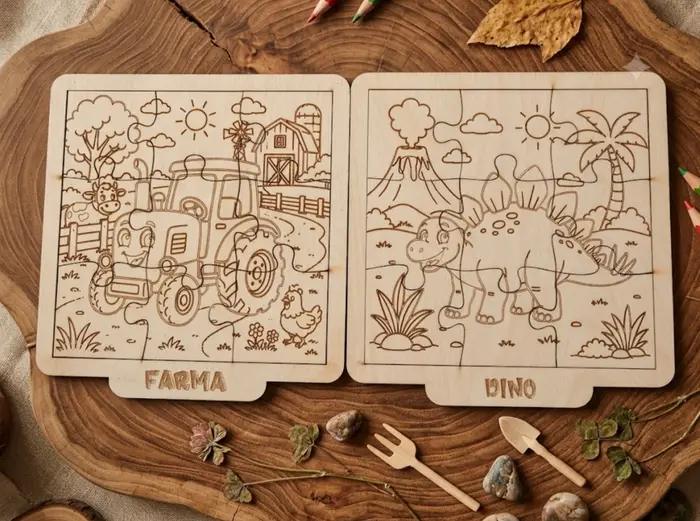 Drevené puzzle